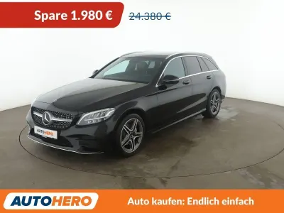 Gebraucht Mercedes C200 AMG line 197 PS (144 kW) 2018 Schwarz Kombi