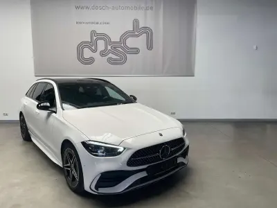Gebraucht Mercedes C220 AMG 220 PS (161 kW) 2023 Polarweiss Kombi