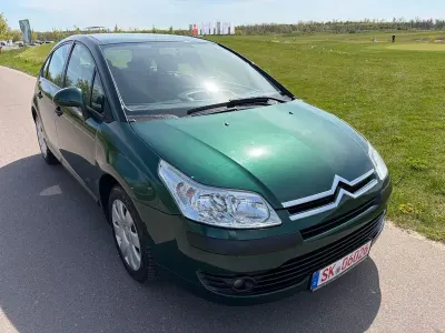 Używany Citroën C4 Style 109 KM (80 kW) 2006 Zielony Sedan/Limuzyna