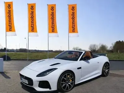 Gebraucht Jaguar F-Type SVR 575 PS (422 kW) 2020 Weiß Cabrio