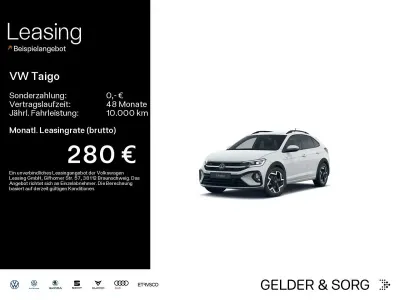 Brugt VW Taigo R-line 150 HK (110 kW) 2025 Hvid SUV