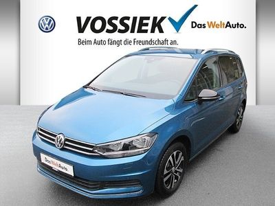 Gebraucht VW Touran IQ Drive 150 PS (110 kW) 2019 Blau metallic Van / Kleinbus