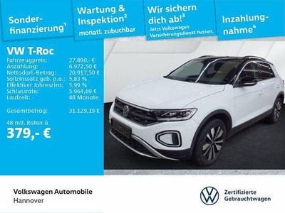 Gebraucht VW T-Roc Goal 150 PS (110 kW) 2025 Pure white SUV