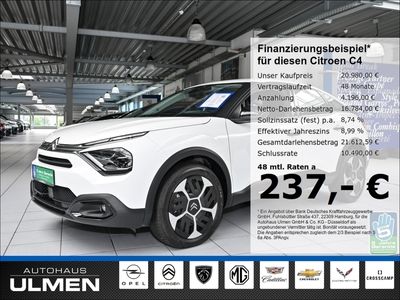 gebraucht Citroën C4 Feel 1.2 PureTech 130 LED-Scheinwerfer Radio+Bluetooth Klimaauto.Einparkhilfe Tempomat