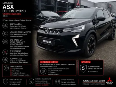 Neu Mitsubishi ASX Edition 158 PS (116 kW) 2026 Onyxschwarz (m) SUV