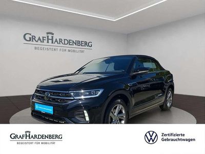 Gebraucht VW T-Roc Cabriolet R-line 150 PS (110 kW) 2025 Schwarz Cabrio