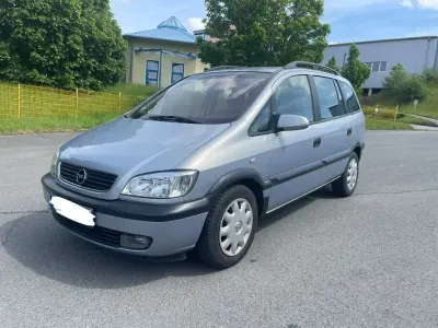 Gebraucht Opel Zafira Elegance 101 PS (74 kW) 2002 Silber Van / Kleinbus