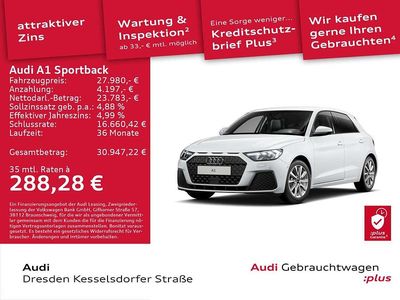 Gletscherweiß metallic Gebraucht 2024 Audi A1 Limousine | 27.980 € (Fairer Preis)