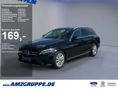 Gebraucht Mercedes C220 Avantgarde 194 PS (142 kW) 2019 Schwarz met Kombi
