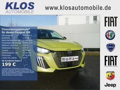 Nuova Peugeot 208 Allure 101 CV (74 kW) 2025 Giallo Utilitaria
