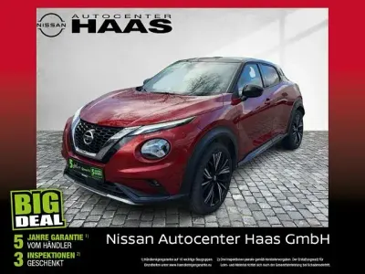Gebraucht Nissan Juke 114 PS (83 kW) 2022 Fuji sunset red/black SUV