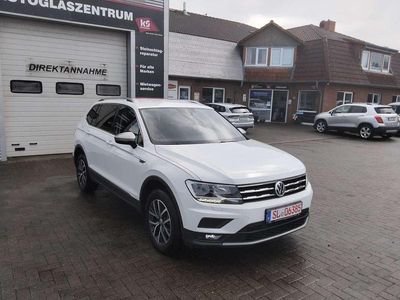 Gebraucht VW Tiguan Allspace Comfortline 150 PS (110 kW) 2020 Pure white (weiß) SUV
