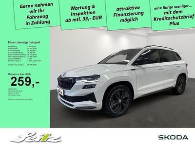 Gebraucht Skoda Karoq SportLine 190 PS (139 kW) 2024 Weiß SUV