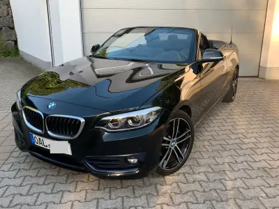 Gebraucht BMW 220 Sport Line 184 PS (135 kW) 2018 Schwarz Cabrio