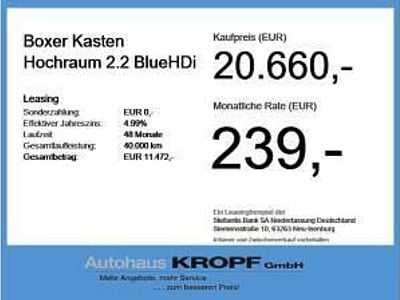 Usata Peugeot Boxer 120 CV (88 kW) 2023 Bianco Furgone