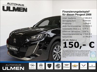 Gebraucht Peugeot e-2008 Active 100 kW (136 PS) 2023 Schwarz SUV