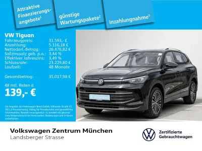 Gebraucht VW Tiguan Goal 131 PS (96 kW) 2025 Schwarz SUV