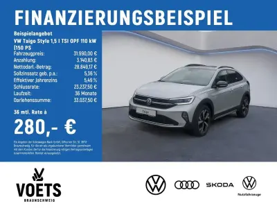 Neu VW Taigo Style 150 PS (110 kW) 2026 SUV