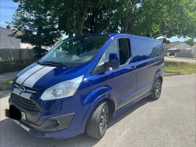 Gebraucht Ford Transit Custom 170 PS (125 kW) 2018 Blau Van / Kleinbus