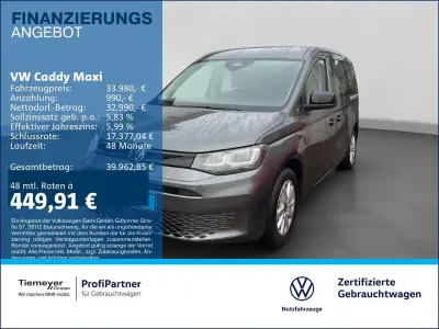Gebraucht VW Caddy Maxi Basis 122 PS (89 kW) 2025 Grau Van / Kleinbus