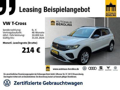 Weiß Gebraucht 2025 VW T-Cross Goal SUV | 20.444 € (Guter Preis)