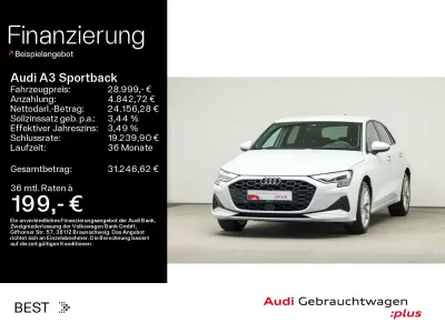 Brugt Audi A3 Advanced 150 HK (110 kW) 2025 Hvid Sedan