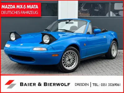 Gebraucht Mazda MX5 116 PS (85 kW) 1993 Blau Cabrio