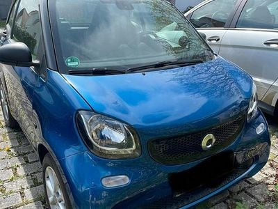 Begagnad Smart ForTwo Electric Drive 60 kW (82 HK) 2018 Blå Sportkupé