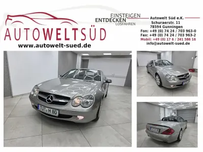 Gebraucht Mercedes SL350 245 PS (180 kW) 2006 Cubanitsilber metallic (metallic) Cabrio