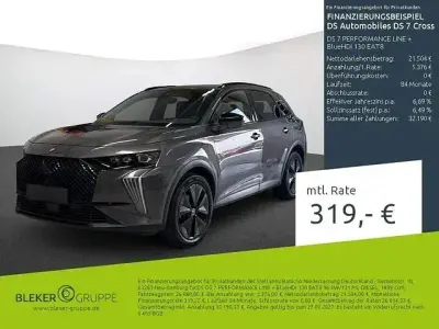 Gebraucht DS Automobiles DS7 Crossback Performance Line Plus 131 PS (96 kW) 2024 Lackierung platiniumgrau/metallic klarlack SUV