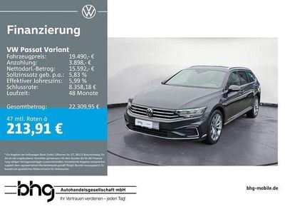 Gebraucht VW Passat GTE 218 PS (160 kW) 2021 Grau Kombi