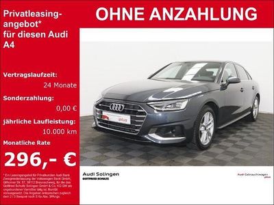 Używany Audi A4 Advanced 163 KM (119 kW) 2024 Szary Sedan/Limuzyna