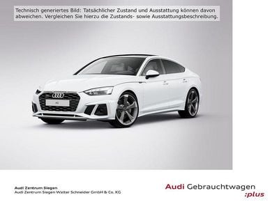 Gletscherweiß metallic (metallic) Gebraucht 2022 Audi A5 Sportback S-Line Kleinwagen | 40.910 € (Etwas zu teuer)