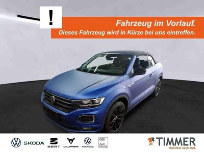 Gebraucht VW T-Roc Cabriolet R-line Edition 150 PS (110 kW) 2022 Blau Cabrio