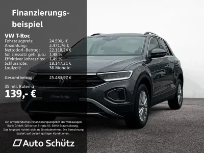 Gebraucht VW T-Roc Life 116 PS (85 kW) 2025 Grau SUV