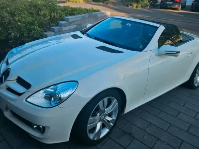 Gebraucht Mercedes SLK200 Sport Edition 2008 Weiß Cabrio