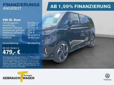 Gebraucht VW ID. Buzz GTX 250 kW (340 PS) 2025 Schwarz Van / Kleinbus