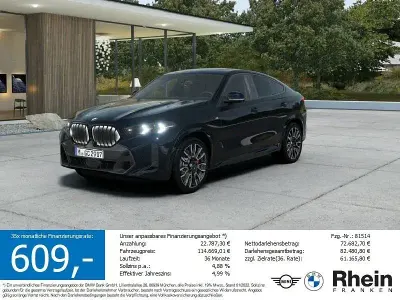 Neu BMW X6 M Sport 298 PS (219 kW) 2026 M carbonschwarz metallic SUV