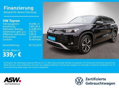 Grenadillschwarz metallic Gebraucht 2025 VW Tayron Life SUV | 39.490 €