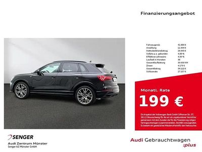 Gebraucht Audi Q3 S-Line 245 PS (180 kW) 2024 Mythosschwarz metallic SUV