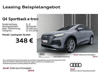 Gebraucht Audi Q4 Sportback e-tron S-Line 125 kW (170 PS) 2025 Grau SUV