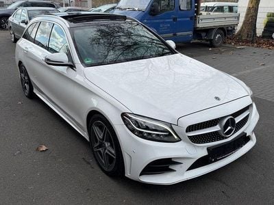 Gebraucht Mercedes C200 AMG line 150 PS (110 kW) 2018 Weiß Kombi