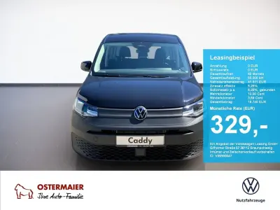 Neu VW Caddy Maxi S 122 PS (89 kW) 2025 Deep black perleffekt Van / Kleinbus