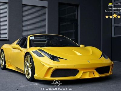 Gebraucht Ferrari 458 566 PS (416 kW) 2012 Gelb Cabrio