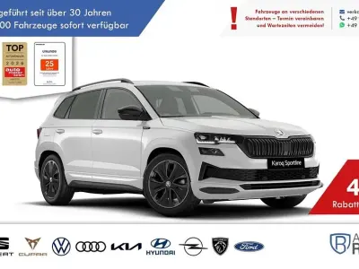Neu Skoda Karoq SportLine 190 PS (139 kW) 2026 Weiß SUV