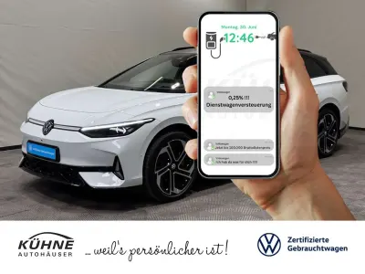 Gebraucht VW ID.7 GTX 250 kW (340 PS) 2024 Gletscherweiß metallic Kombi