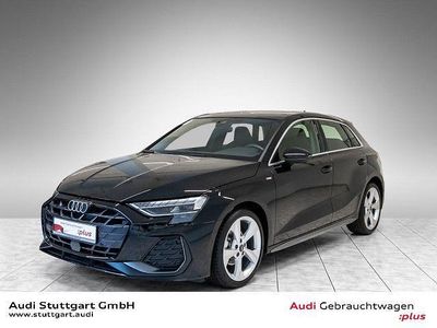 Mythosschwarz metallic Gebraucht 2025 Audi A3 S-Line Limousine | 34.920 € (Superpreis)