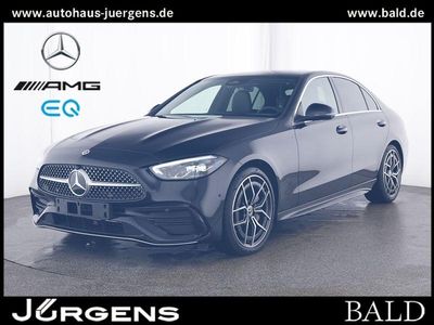 Schwarz black Gebraucht 2024 Mercedes C180 AMG Limousine | 41.090 € (Etwas zu teuer)