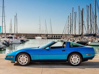 Gebraucht Corvette C4 354 PS (260 kW) 1990 Blau Cabrio