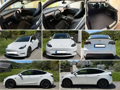 Gebraucht Tesla Model Y Performance 392 kW (534 PS) 2022 Weiß SUV